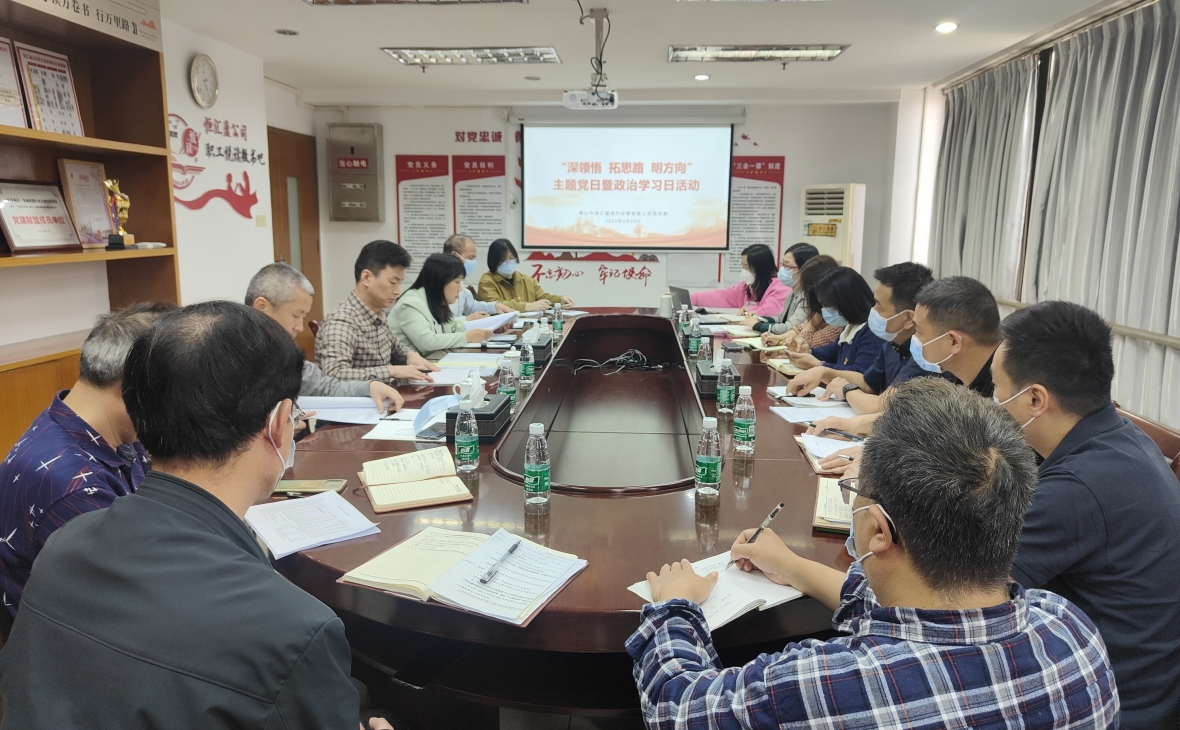 黨建品牌聚合力 錨定目標開新局——恒匯盈公司黨支部開展“深領(lǐng)悟 拓思路 明方向”主題黨日活動