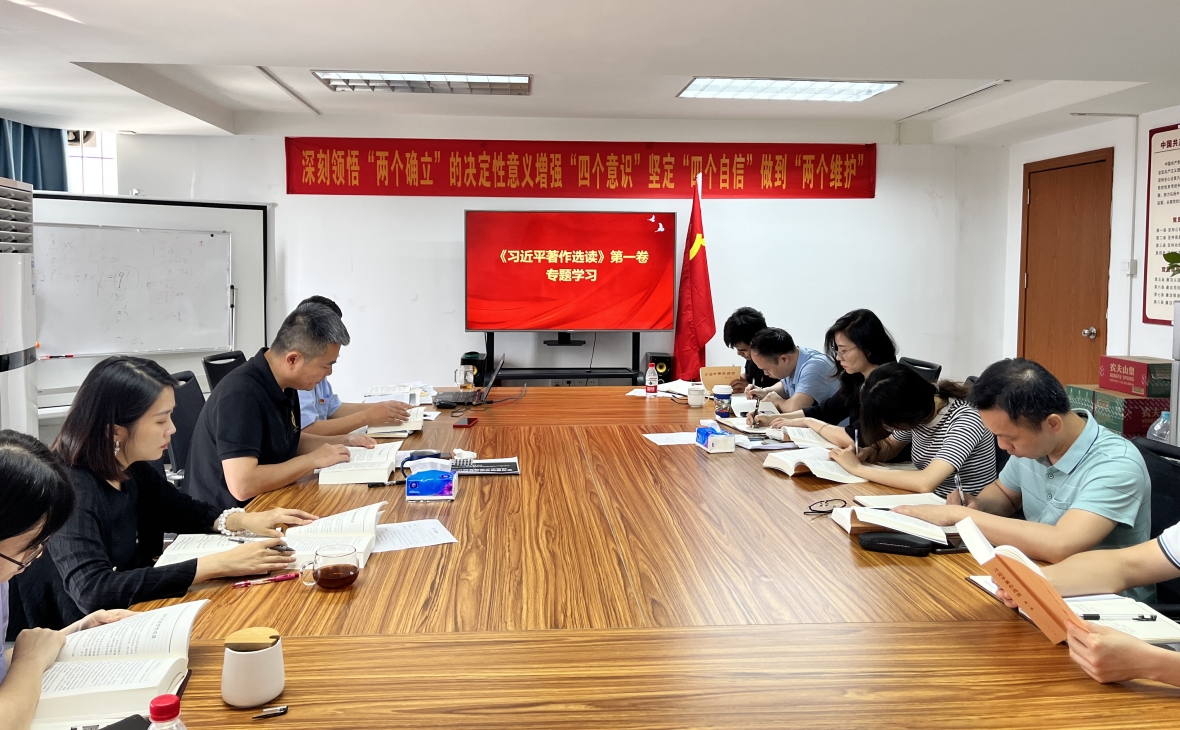 新投公司黨支部開展“讀原著 學(xué)原文 悟原理”政治學(xué)習(xí)日暨主題黨日活動(dòng)