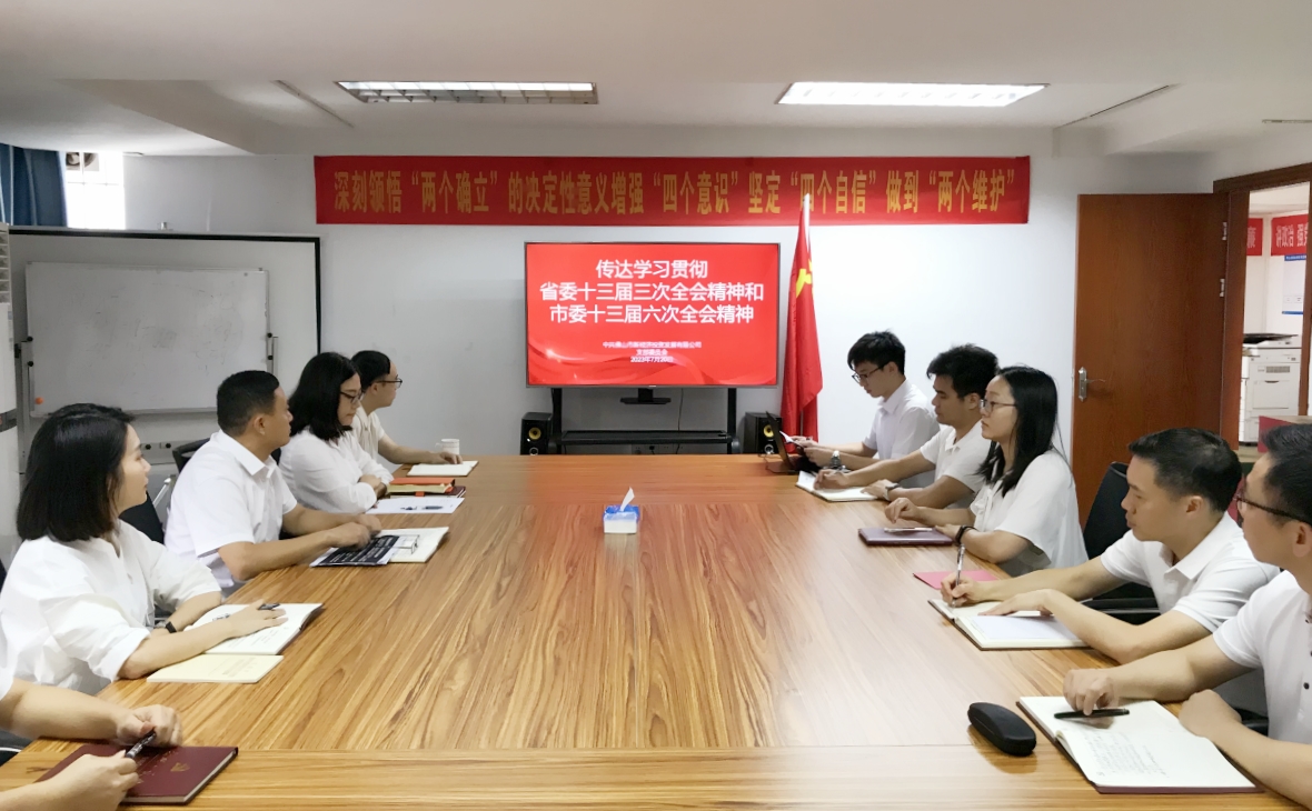 錨定“走在前列”總目標(biāo) 展現(xiàn)新投公司新作為——新投公司黨支部傳達(dá)學(xué)習(xí)貫徹省委十三屆三次全會(huì)精神、市委十三屆六次全會(huì)精神和鄭軻書記在國(guó)資國(guó)企調(diào)研座談會(huì)上的講話精神